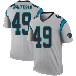 Jon Rhattigan Carolina Panthers Legend Men's Inverted Silver Jersey ()