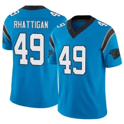 Jon Rhattigan Carolina Panthers Limited Men's Vapor F.U.S.E. Jersey (Blue)