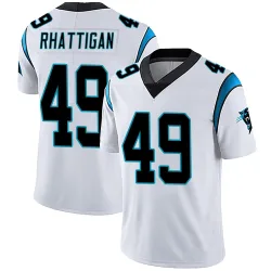 Jon Rhattigan Carolina Panthers Limited Men's Vapor Untouchable Jersey (White)