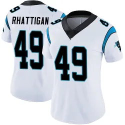 Jon Rhattigan Carolina Panthers Limited Women's Vapor Untouchable Jersey (White)