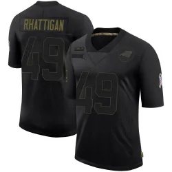 Jon Rhattigan Carolina Panthers Limited Youth 2020 Salute To Service Jersey (Black)