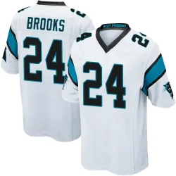 Jonathon Brooks Carolina Panthers Game Men's Jersey (White)