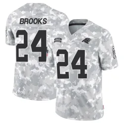 Jonathon Brooks Carolina Panthers Limited Men's 2024 Salute to Service Jersey (Arctic Camo)