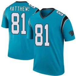 Jordan Matthews Carolina Panthers Legend Men's Color Rush Jersey (Blue)