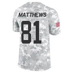 Jordan Matthews Carolina Panthers Limited Youth 2024 Salute to Service Jersey (Arctic Camo)