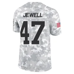 Josey Jewell Carolina Panthers Limited Men's 2024 Salute to Service Jersey (Arctic Camo)