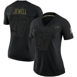 Josey Jewell Carolina Panthers Limited Women's 2020 Salute To Service Jersey (Black)