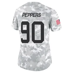 Julius Peppers Carolina Panthers Limited Women's 2024 Salute to Service Jersey (Arctic Camo)