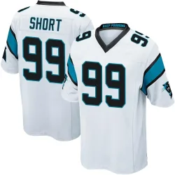 Kawann Short Carolina Panthers Game Men's Jersey (White)