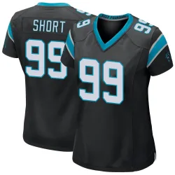 Kawann Short Carolina Panthers Game Women's Team Color Jersey (Black)