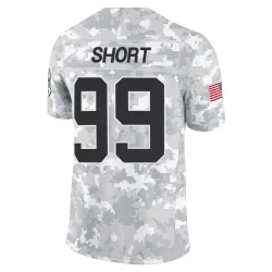 Kawann Short Carolina Panthers Limited Men's 2024 Salute to Service Jersey (Arctic Camo)