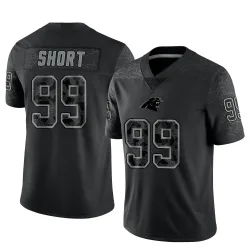 Kawann Short Carolina Panthers Limited Men's Reflective Jersey (Black)