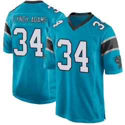 Kay'Ron Lynch-Adams Carolina Panthers Game Youth Alternate Jersey (Blue)
