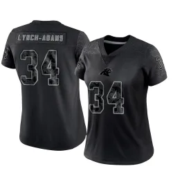 Kay'Ron Lynch-Adams Carolina Panthers Limited Women's Reflective Jersey (Black)