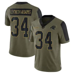 Kay'Ron Lynch-Adams Carolina Panthers Limited Youth 2021 Salute To Service Jersey (Olive)