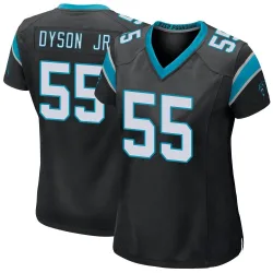 Kenny Dyson Jr. Carolina Panthers Game Women's Team Color Jersey (Black)