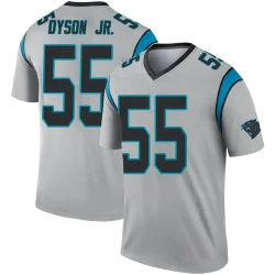 Kenny Dyson Jr. Carolina Panthers Legend Men's Inverted Silver Jersey ()