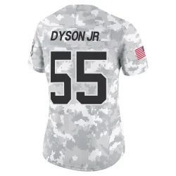 Kenny Dyson Jr. Carolina Panthers Limited Women's 2024 Salute to Service Jersey (Arctic Camo)