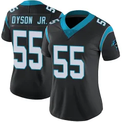 Kenny Dyson Jr. Carolina Panthers Limited Women's Team Color Vapor Untouchable Jersey (Black)