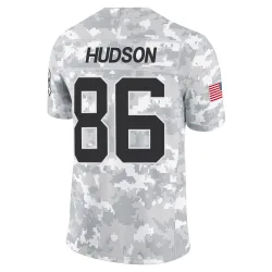 Kobe Hudson Carolina Panthers Limited Men's 2024 Salute to Service Jersey (Arctic Camo)
