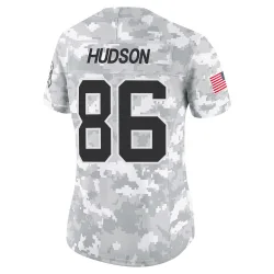 Kobe Hudson Carolina Panthers Limited Women's 2024 Salute to Service Jersey (Arctic Camo)