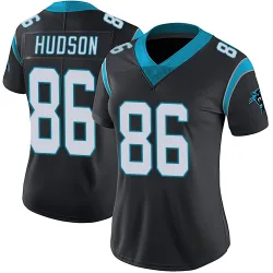 Kobe Hudson Carolina Panthers Limited Women's Team Color Vapor Untouchable Jersey (Black)