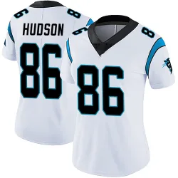 Kobe Hudson Carolina Panthers Limited Women's Vapor Untouchable Jersey (White)