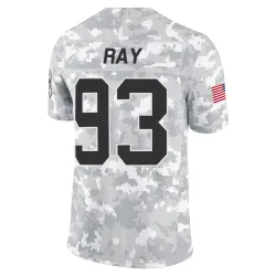 LaBryan Ray Carolina Panthers Limited Men's 2024 Salute to Service Jersey (Arctic Camo)