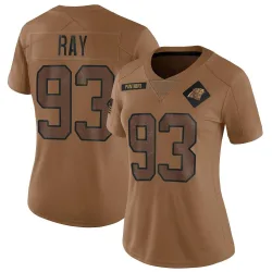 LaBryan Ray Carolina Panthers Limited Women's 2023 Salute To Service Jersey (Brown)
