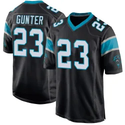 LaDarius Gunter Carolina Panthers Game Men's Ladarius Gunter Team Color Jersey (Black)