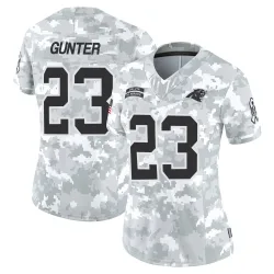 LaDarius Gunter Carolina Panthers Limited Women's Ladarius Gunter 2024 Salute to Service Jersey (Arctic Camo)