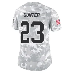 LaDarius Gunter Carolina Panthers Limited Women's Ladarius Gunter 2024 Salute to Service Jersey (Arctic Camo)