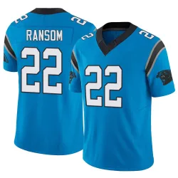 Lathan Ransom Carolina Panthers Limited Men's Vapor F.U.S.E. Jersey (Blue)