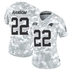 Lathan Ransom Carolina Panthers Limited Women's 2024 Salute to Service Jersey (Arctic Camo)