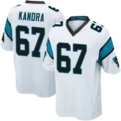 Luke Kandra Carolina Panthers Game Men's Jersey (White)
