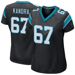 Luke Kandra Carolina Panthers Game Women's Team Color Jersey (Black)