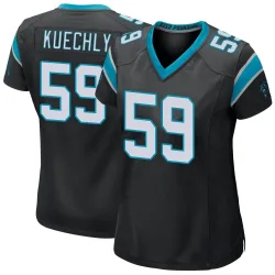 Luke Kuechly Carolina Panthers Game Women's Team Color Jersey (Black)