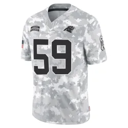 Luke Kuechly Carolina Panthers Limited Men's 2024 Salute to Service Jersey (Arctic Camo)