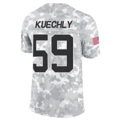 Luke Kuechly Carolina Panthers Limited Men's 2024 Salute to Service Jersey (Arctic Camo)