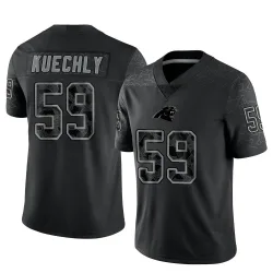 Luke Kuechly Carolina Panthers Limited Men's Reflective Jersey (Black)