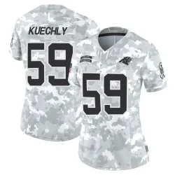 Luke Kuechly Carolina Panthers Limited Women's 2024 Salute to Service Jersey (Arctic Camo)