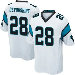 M.J. Devonshire Carolina Panthers Game Men's Jersey (White)