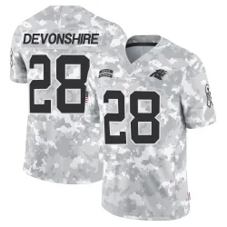 M.J. Devonshire Carolina Panthers Limited Men's 2024 Salute to Service Jersey (Arctic Camo)