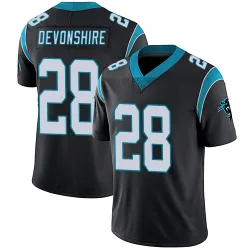 M.J. Devonshire Carolina Panthers Limited Men's Team Color Vapor Untouchable Jersey (Black)