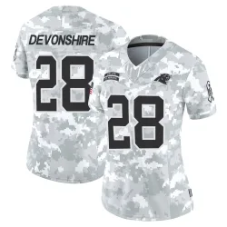 M.J. Devonshire Carolina Panthers Limited Women's 2024 Salute to Service Jersey (Arctic Camo)