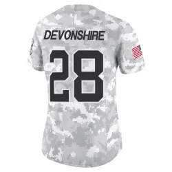 M.J. Devonshire Carolina Panthers Limited Women's 2024 Salute to Service Jersey (Arctic Camo)