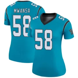 Mapalo Mwansa Carolina Panthers Legend Women's Color Rush Jersey (Blue)