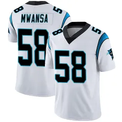 Mapalo Mwansa Carolina Panthers Limited Men's Vapor Untouchable Jersey (White)