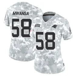 Mapalo Mwansa Carolina Panthers Limited Women's 2024 Salute to Service Jersey (Arctic Camo)