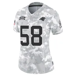 Mapalo Mwansa Carolina Panthers Limited Women's 2024 Salute to Service Jersey (Arctic Camo)